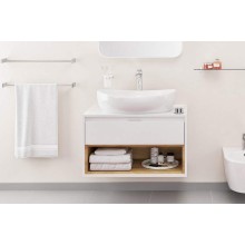 Тумба под раковину Excellent Tuto 80 MLEX.0102.800.WHBL подвесная Белый Дуб