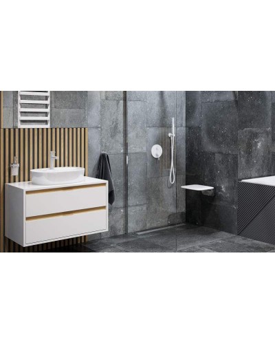 Тумба под раковину Excellent Tuto 80 MLEX.0104.800.WHBL подвесная Белый Дуб