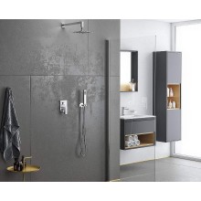 Тумба под раковину Excellent Tuto 80 MLEX.0101.800.GRBL подвесная Серый Дуб