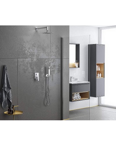 Тумба под раковину Excellent Tuto 80 MLEX.0101.800.GRBL подвесная Серый Дуб