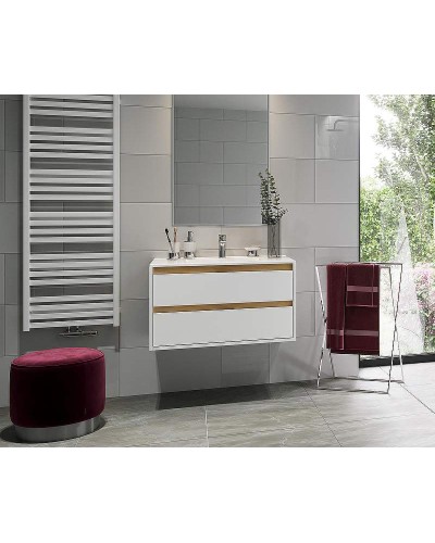 Тумба под раковину Excellent Tuto 80 MLEX.0103.800.WHBL подвесная Белый Дуб