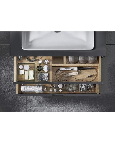 Тумба под раковину Excellent Tuto 80 MLEX.0103.800.GRBL подвесная Серый Дуб