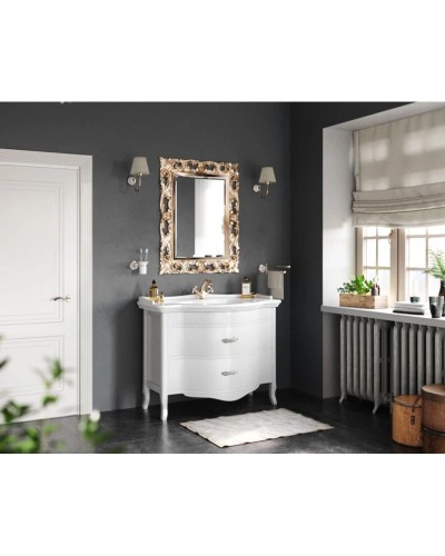 Тумба с раковиной белый 110 см Tiffany World Armony Nuova ARM2110B+GIU200110/ALZAbix1