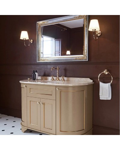 Тумба с раковиной pennellato 129 см Tiffany World York YOR4130PO+S53BIKOMPLEKT