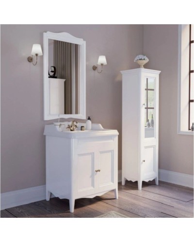 Тумба с раковиной белый 73 см Tiffany World Veronica Nuova VER2073-B+AR834bix1