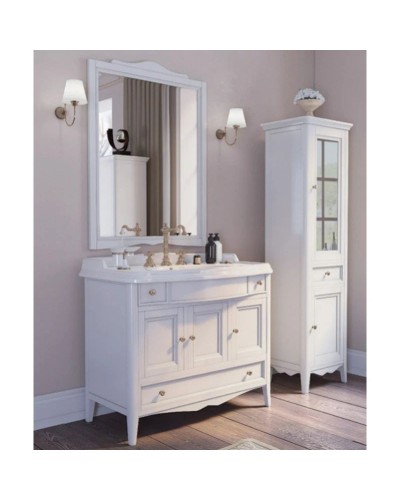 Тумба с раковиной белый 105 см Tiffany World Veronica Nuova VER6105B+AR874BIx1KOMPLEKT