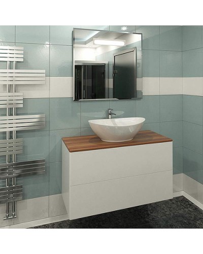 Тумба под раковину Orange Otto 100 Ot-100TuWOOD подвесная Белый Ясень