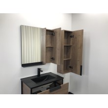 Тумба с раковиной Comforty Бонн 75 00-00001936 подвесная Дуб темный