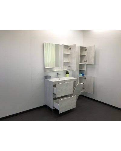 Тумба с раковиной Comforty Верона 90 00-00001972 Дуб белый