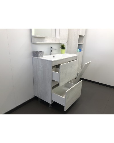 Тумба с раковиной Comforty Верона 90 00-00001972 Дуб белый