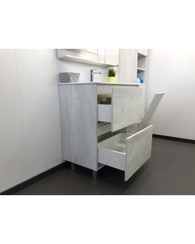 Тумба с раковиной Comforty Верона 90 00-00001972 Дуб белый