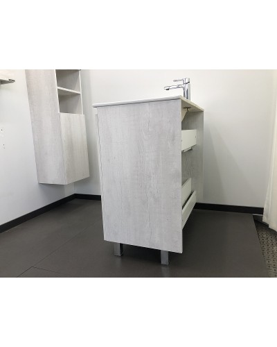 Тумба с раковиной Comforty Верона 90 00-00001972 Дуб белый