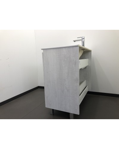 Тумба с раковиной Comforty Верона 90 00-00001972 Дуб белый