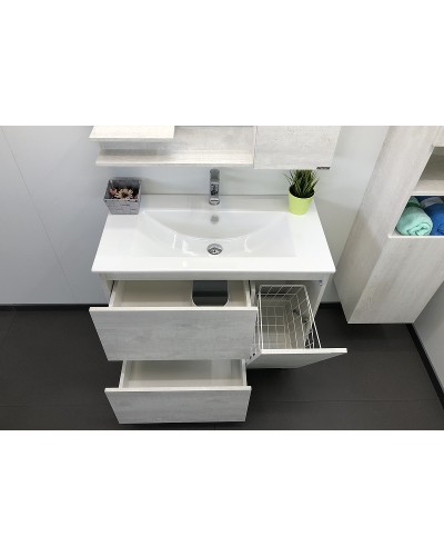 Тумба с раковиной Comforty Верона 90 00-00001972 Дуб белый