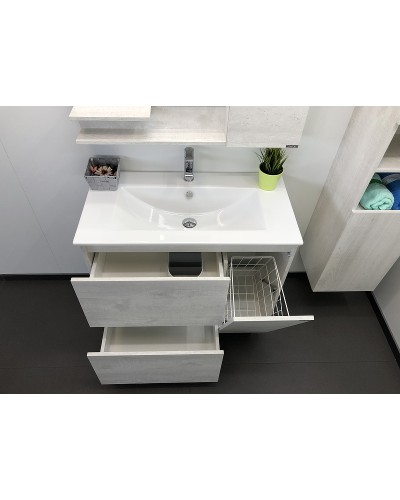 Тумба с раковиной Comforty Верона 90 00-00001972 Дуб белый