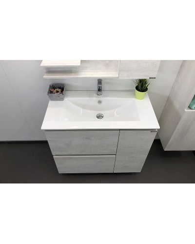 Тумба с раковиной Comforty Верона 90 00-00001972 Дуб белый