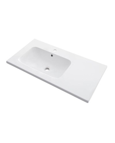 Тумба с раковиной Comforty Мальме 90 00-00004200 подвесная Дуб дымчатый