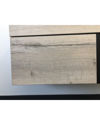 Тумба с раковиной Comforty Мальме 90 00-00004200 подвесная Дуб дымчатый