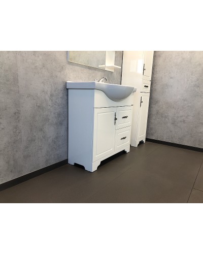 Тумба с раковиной Comforty Севилья 85 00-00003083 Слоновая кость