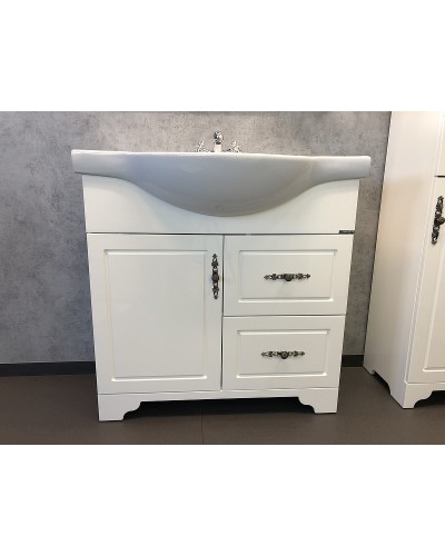 Тумба с раковиной Comforty Севилья 85 00-00003083 Слоновая кость