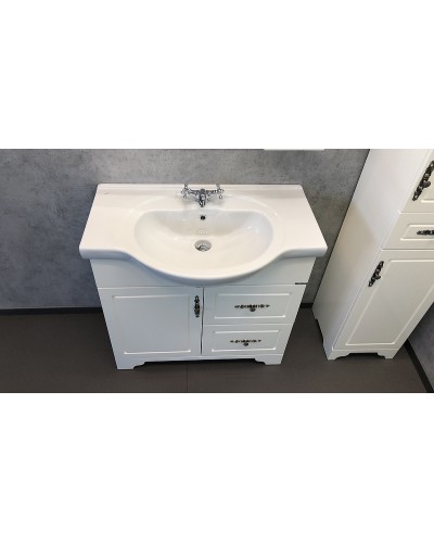 Тумба с раковиной Comforty Севилья 85 00-00003083 Слоновая кость