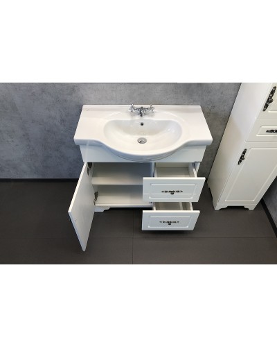 Тумба с раковиной Comforty Севилья 85 00-00003083 Слоновая кость