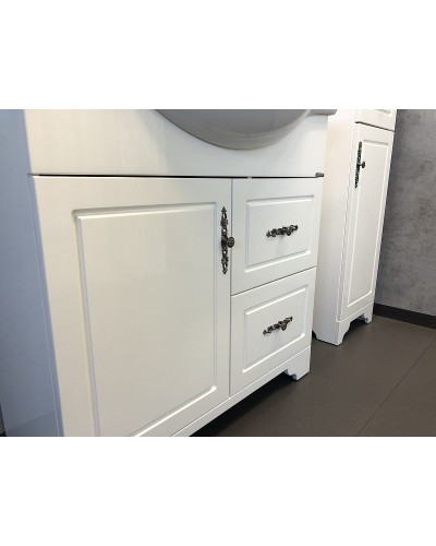 Тумба с раковиной Comforty Севилья 85 00-00003083 Слоновая кость