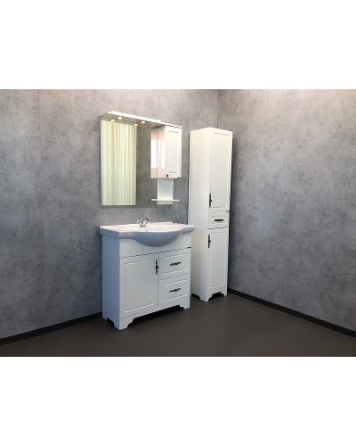 Тумба с раковиной Comforty Севилья 85 00-00003083 Слоновая кость