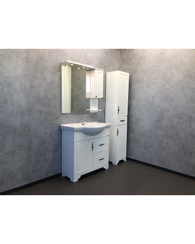 Тумба с раковиной Comforty Севилья 85 00-00003083 Слоновая кость