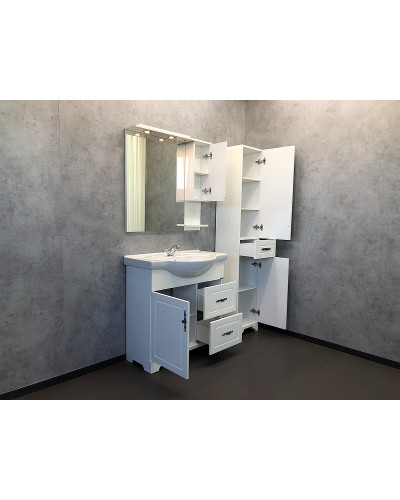 Тумба с раковиной Comforty Севилья 85 00-00003083 Слоновая кость