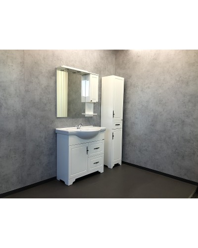 Тумба с раковиной Comforty Севилья 85 00-00003083 Слоновая кость