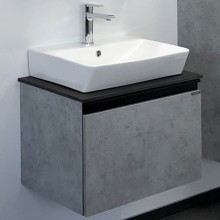 Тумба с раковиной Comforty Эдинбург 60 00-00001928 подвесная Бетон светлый