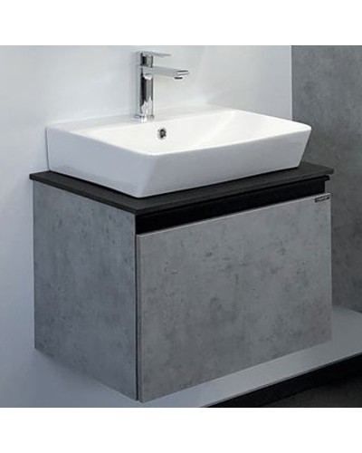 Тумба с раковиной Comforty Эдинбург 60 00-00001928 подвесная Бетон светлый