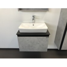 Тумба с раковиной Comforty Эдинбург 60 00-00001928 подвесная Бетон светлый