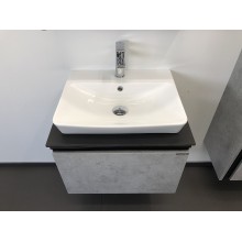 Тумба с раковиной Comforty Эдинбург 60 00-00001928 подвесная Бетон светлый