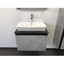 Тумба с раковиной Comforty Эдинбург 60 00-00001928 подвесная Бетон светлый
