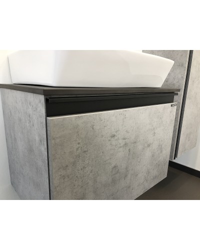 Тумба с раковиной Comforty Эдинбург 60 00-00001928 подвесная Бетон светлый