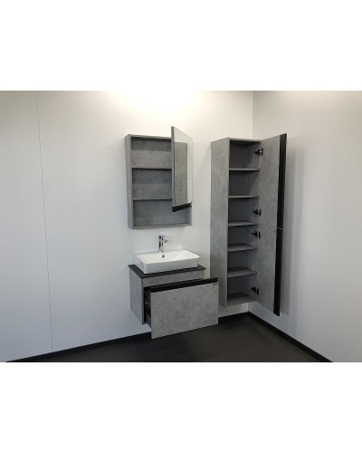 Тумба с раковиной Comforty Эдинбург 60 00-00001928 подвесная Бетон светлый