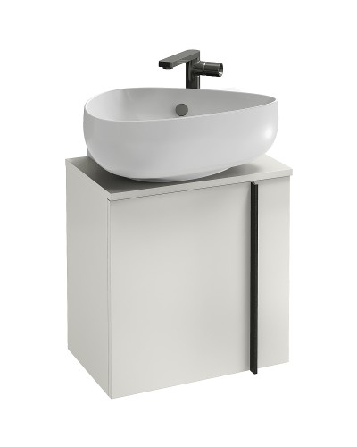 Тумба под раковину Jacob Delafon Nouvelle Vague 45 L EB3045G-G1C подвесная Белый глянец