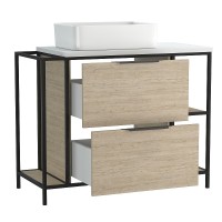 Тумба под раковину Cersanit Bosquet 100 63013 Дуб