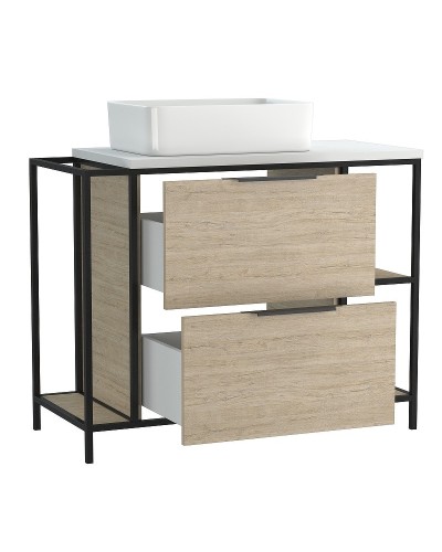 Тумба под раковину Cersanit Bosquet 100 63013 Дуб