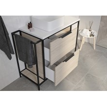 Тумба под раковину Cersanit Bosquet 100 63013 Дуб