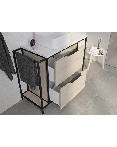 Тумба под раковину Cersanit Bosquet 100 63013 Дуб