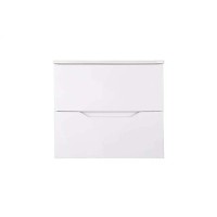 Тумба с раковиной Orange Line 60 Li-60Tuw+Ra подвесная Белая матовая