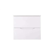 Тумба с раковиной Orange Line 60 Li-60Tuw+Ra подвесная Белая матовая