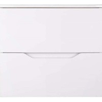 Тумба с раковиной Orange Line 80 Li-80Tuw+Ra подвесная Белая матовая