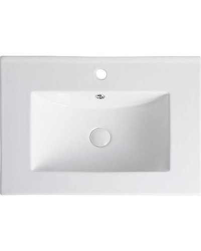 Тумба с раковиной Orange Line 60 Li-60Tug+Ra подвесная Графит матовый