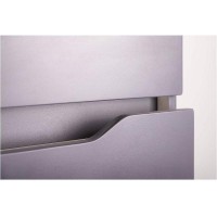 Тумба с раковиной Orange Line 80 Li-80Tug+Ra подвесная Графит матовый