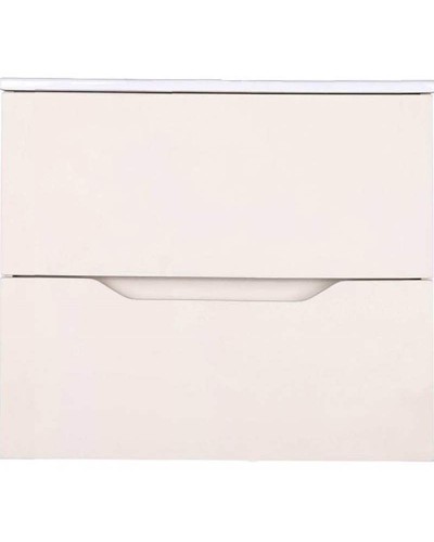 Тумба с раковиной Orange Line 60 Li-60Tua+Ra подвесная Айвори матовый