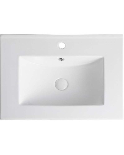 Тумба с раковиной Orange Line 60 Li-60TuL+Ra подвесная Латте матовый